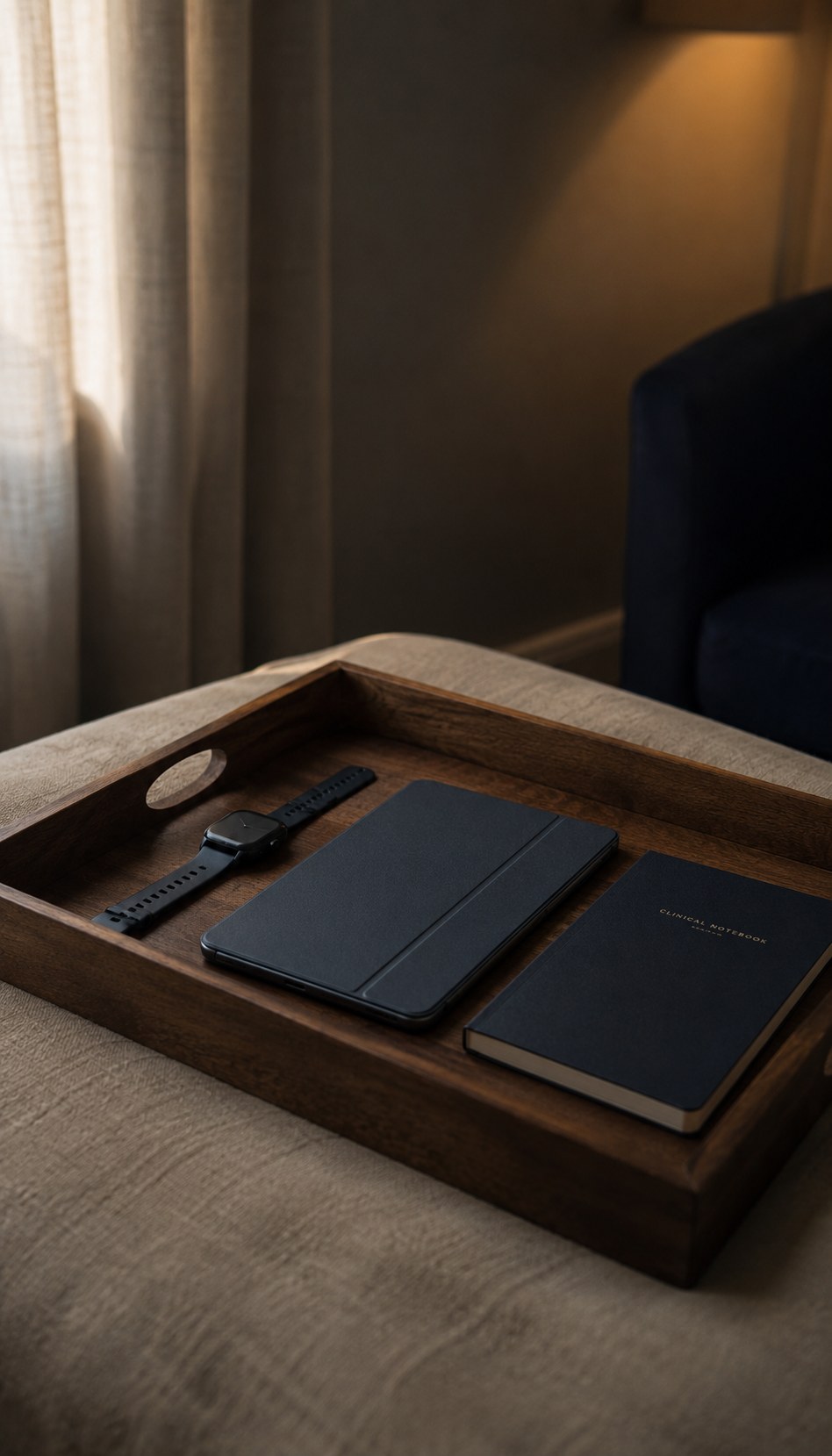 The pre-retreat actigraphy watch and tablet